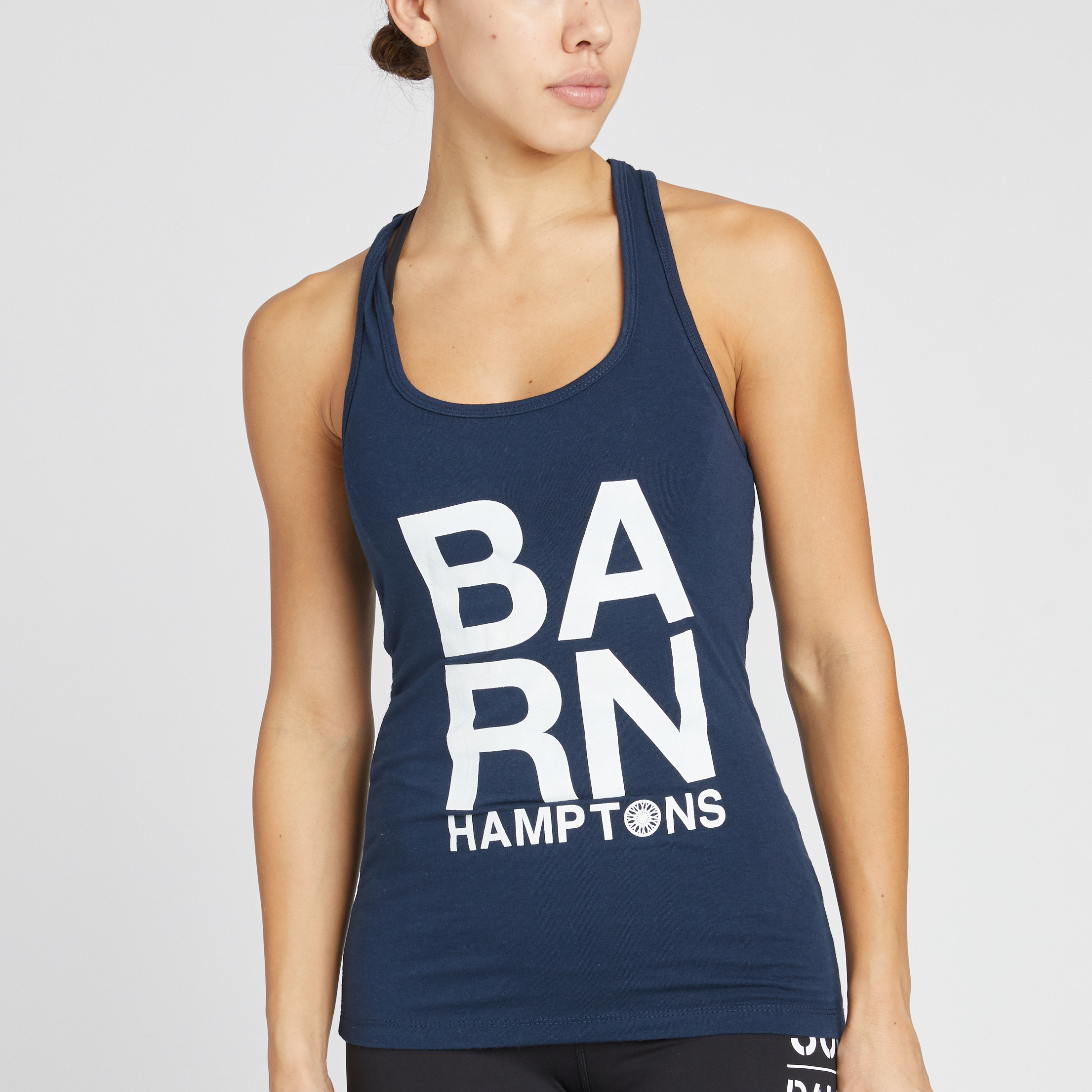 Barn Navy Call Letter Tank Soulcycle Shop