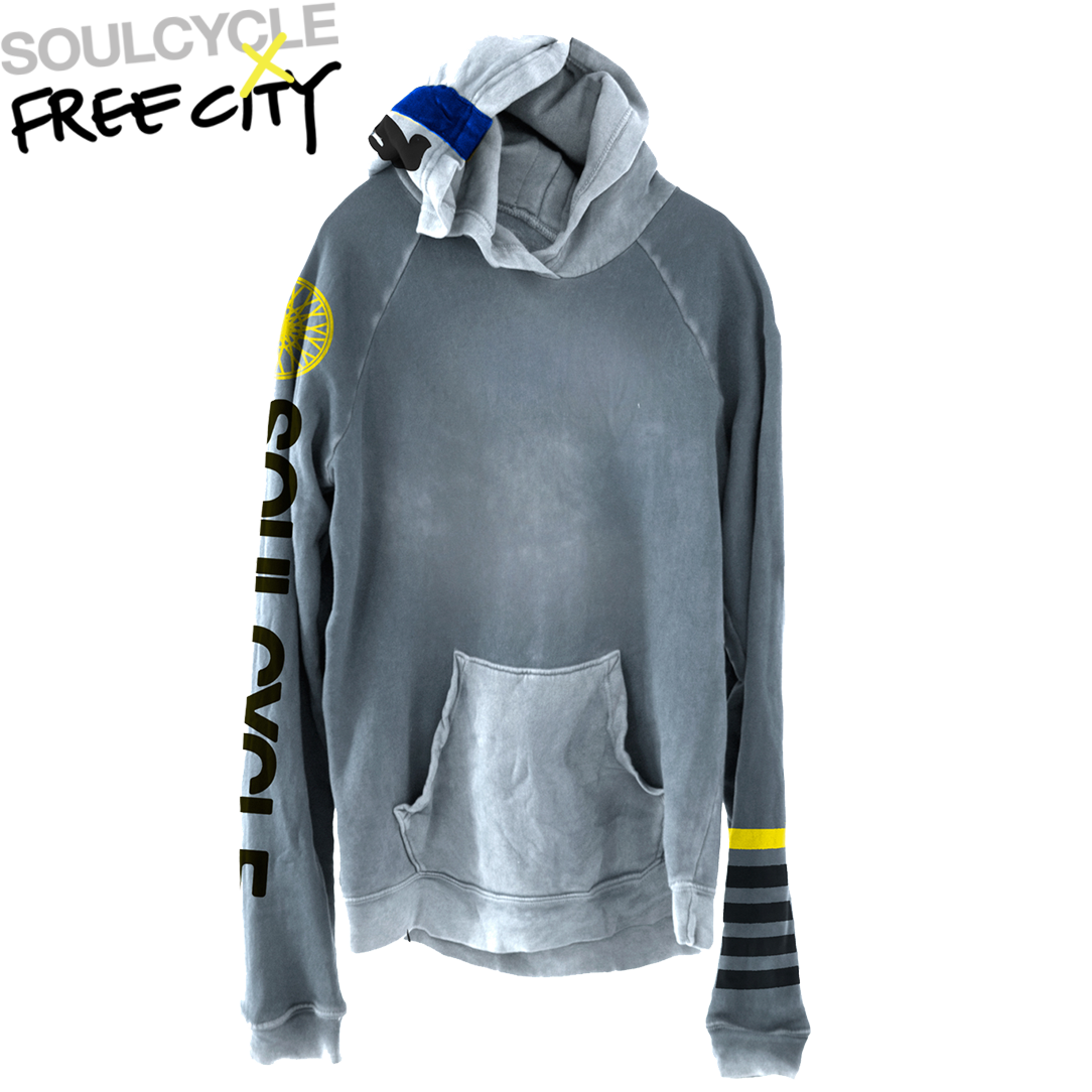 FREE CITY WARRIOR Satin Hoodie SoulCycle Shop